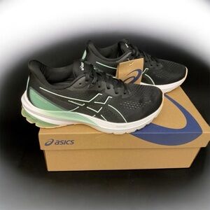 ASICS GT-1000 12 Women’s Running Shoes Black Mint Tint Size 11.5 NWB
